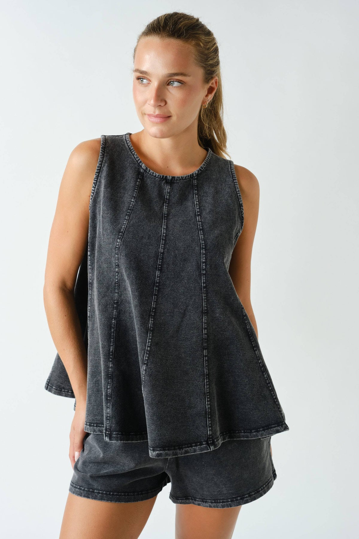 Monterey Soft-Wash Stretch-Denim Leisure Set