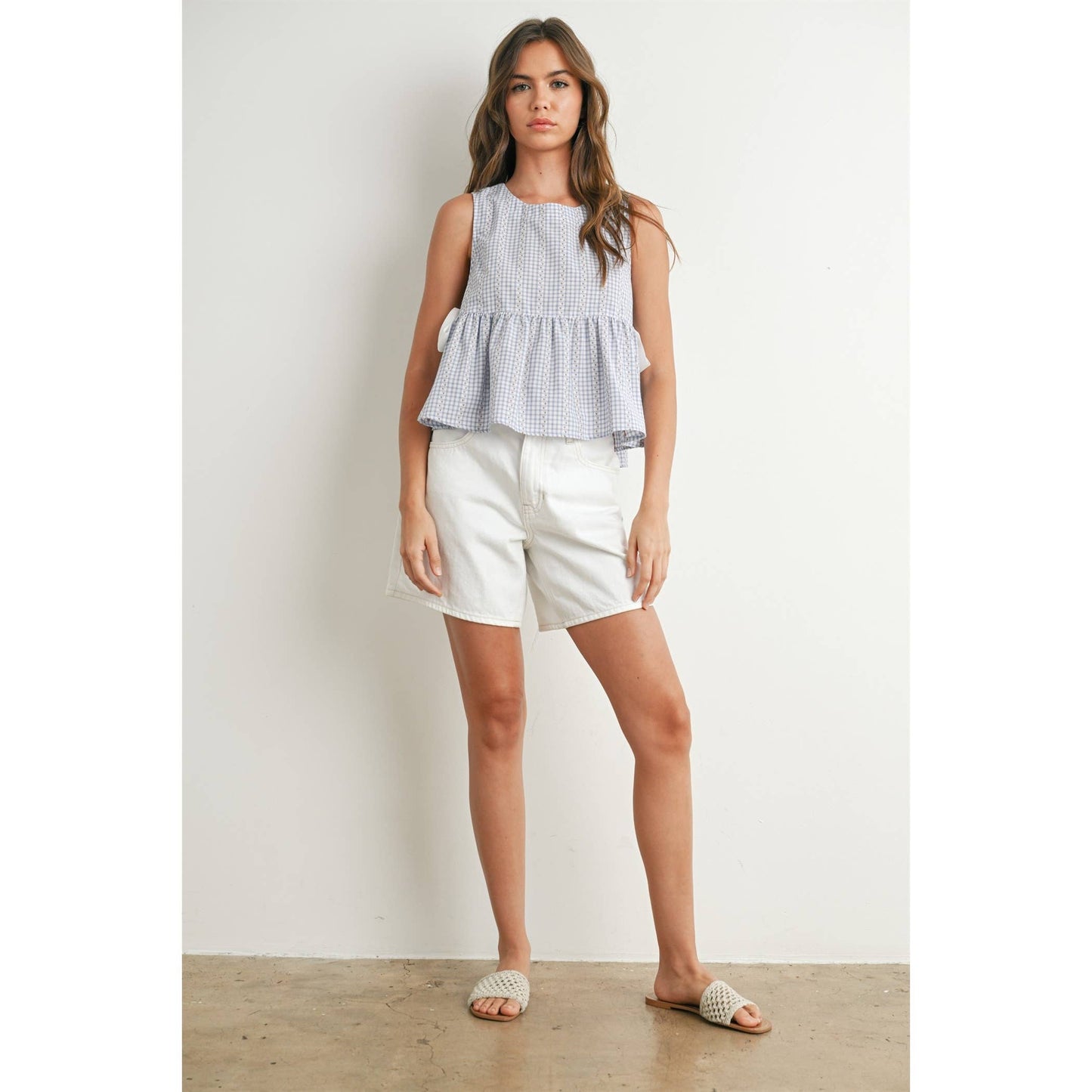 Sky Meadow Peplum Top - BMT7750