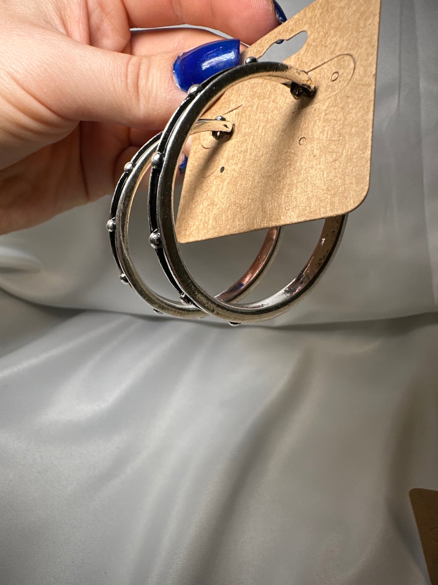 1.75″ Western Bubble Hoop Earrings