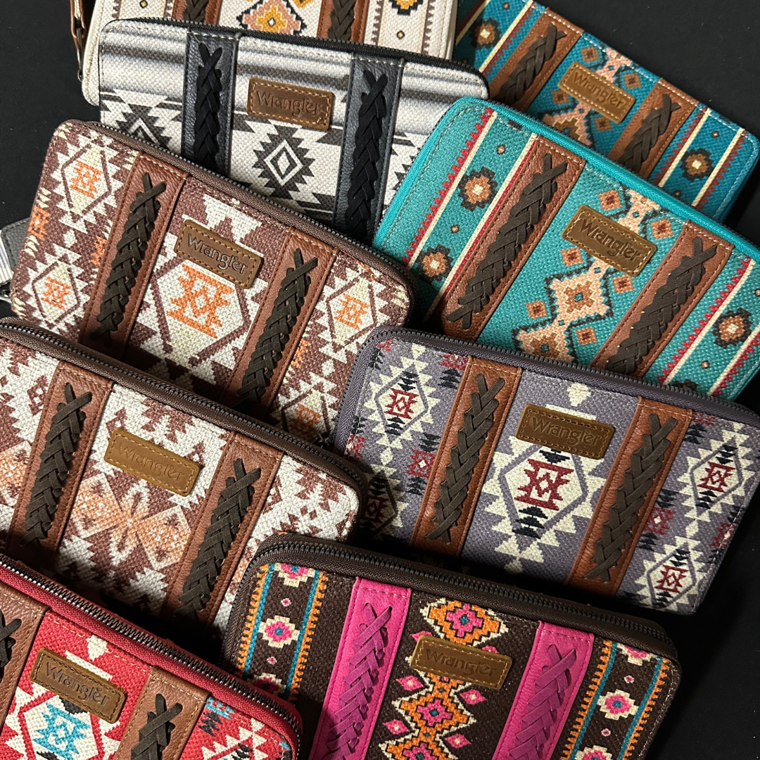 Wrangler Southwestern Art Print Wallet