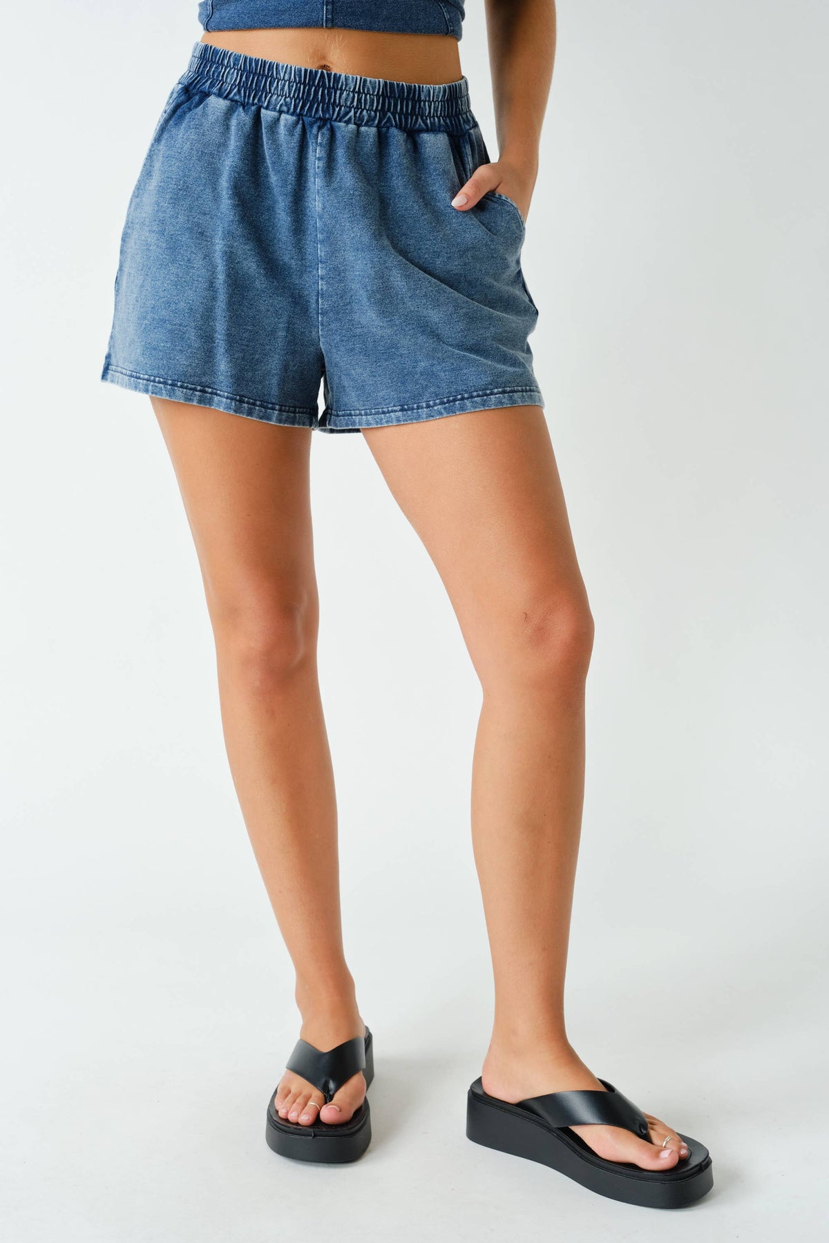 Monterey Soft-Wash Stretch-Denim Leisure Set