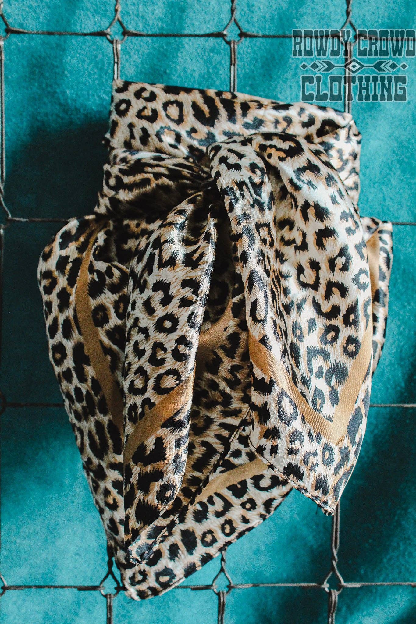 Leopard Print Wild Rag/ Scarf