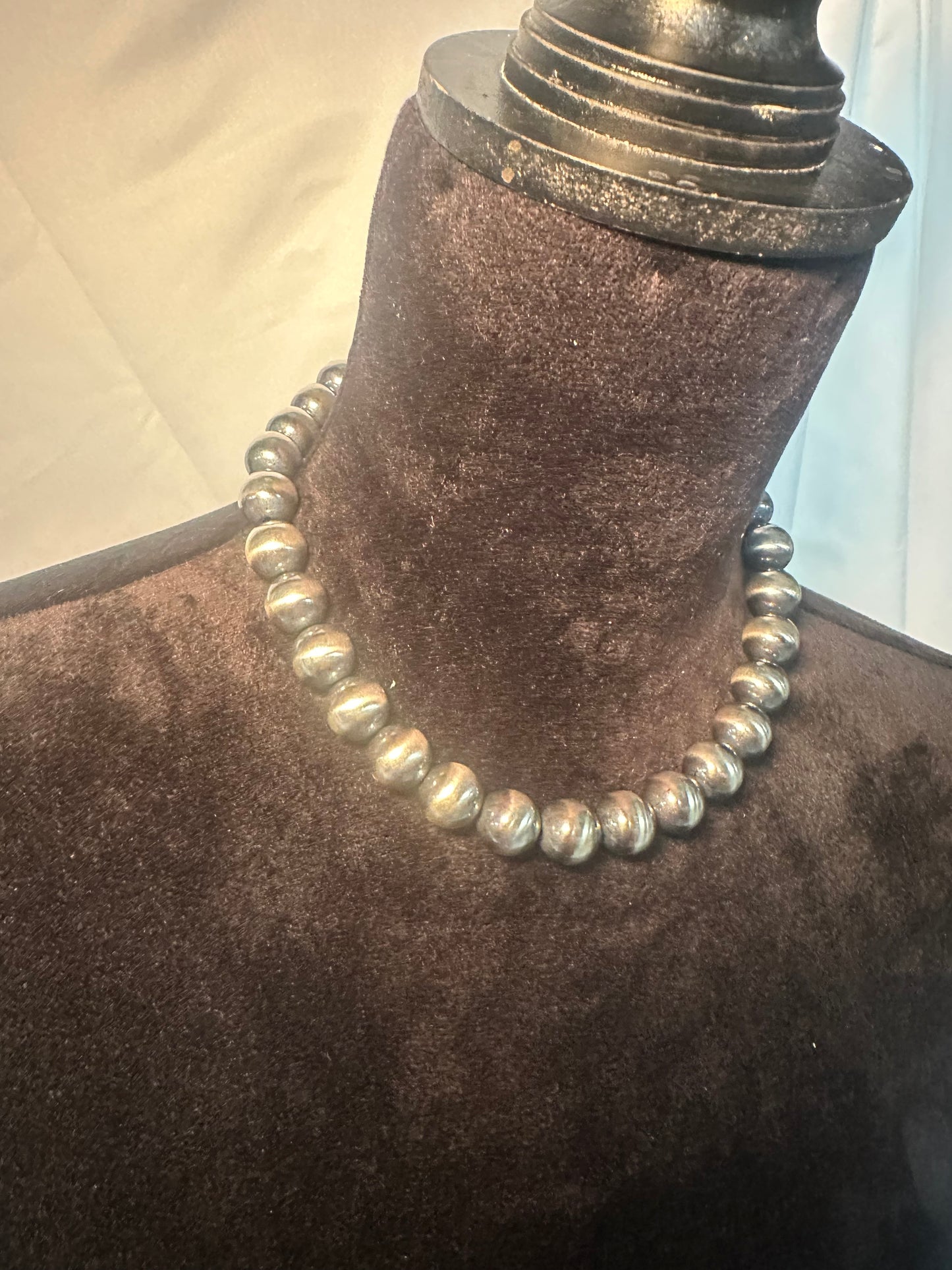 14mm Build Your Own Sterling Silver Pearls Necklace 14"-24"