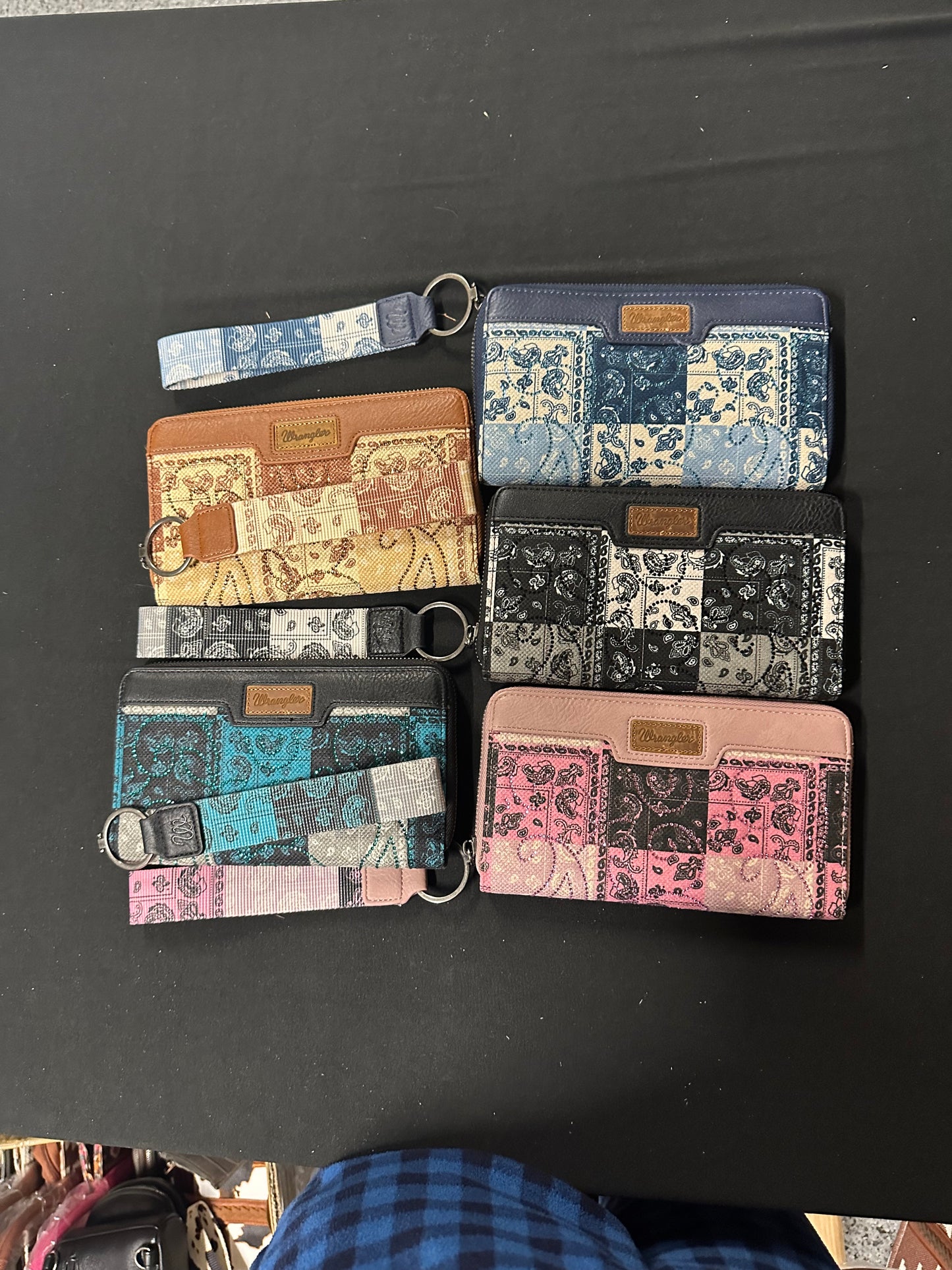 Wrangler Bandana Paisley Print Wallet *5 COLORS