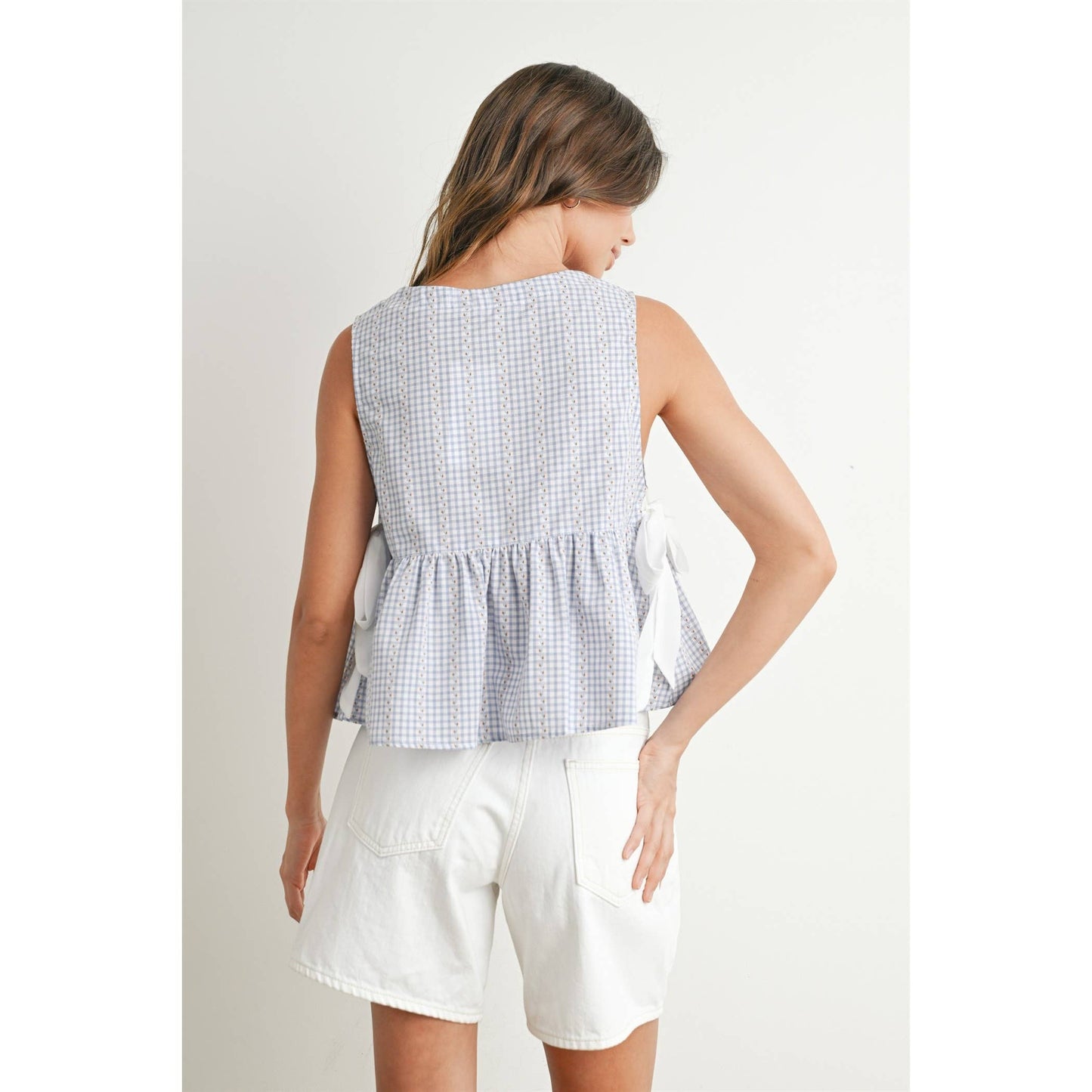 Sky Meadow Peplum Top - BMT7750