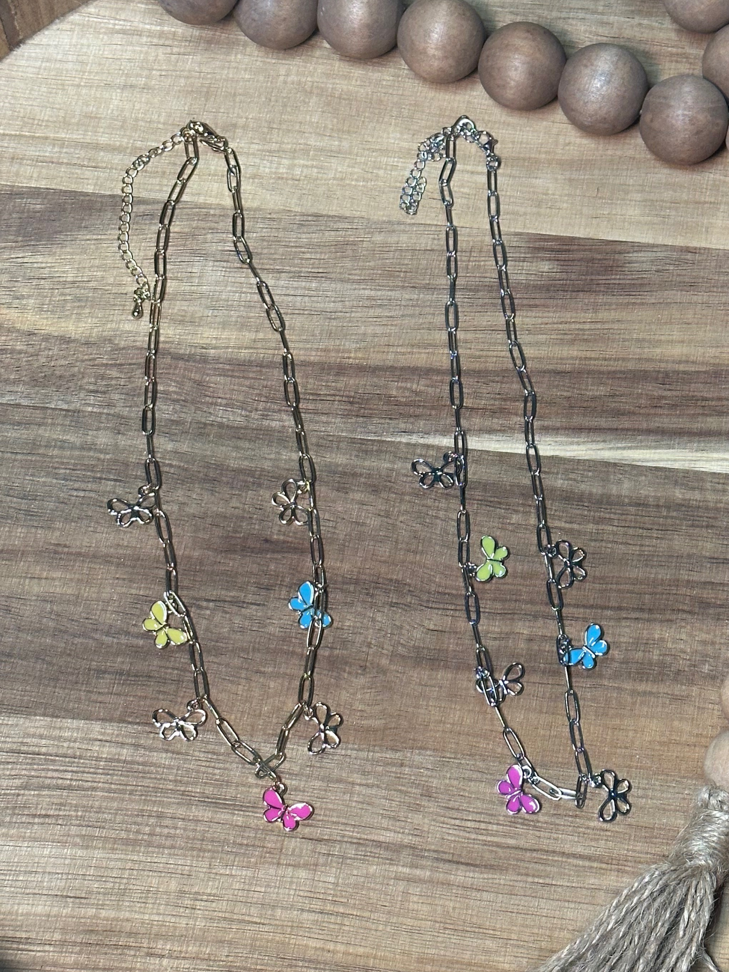 BUTTERFLY DAINTY CHARM NECKLACE