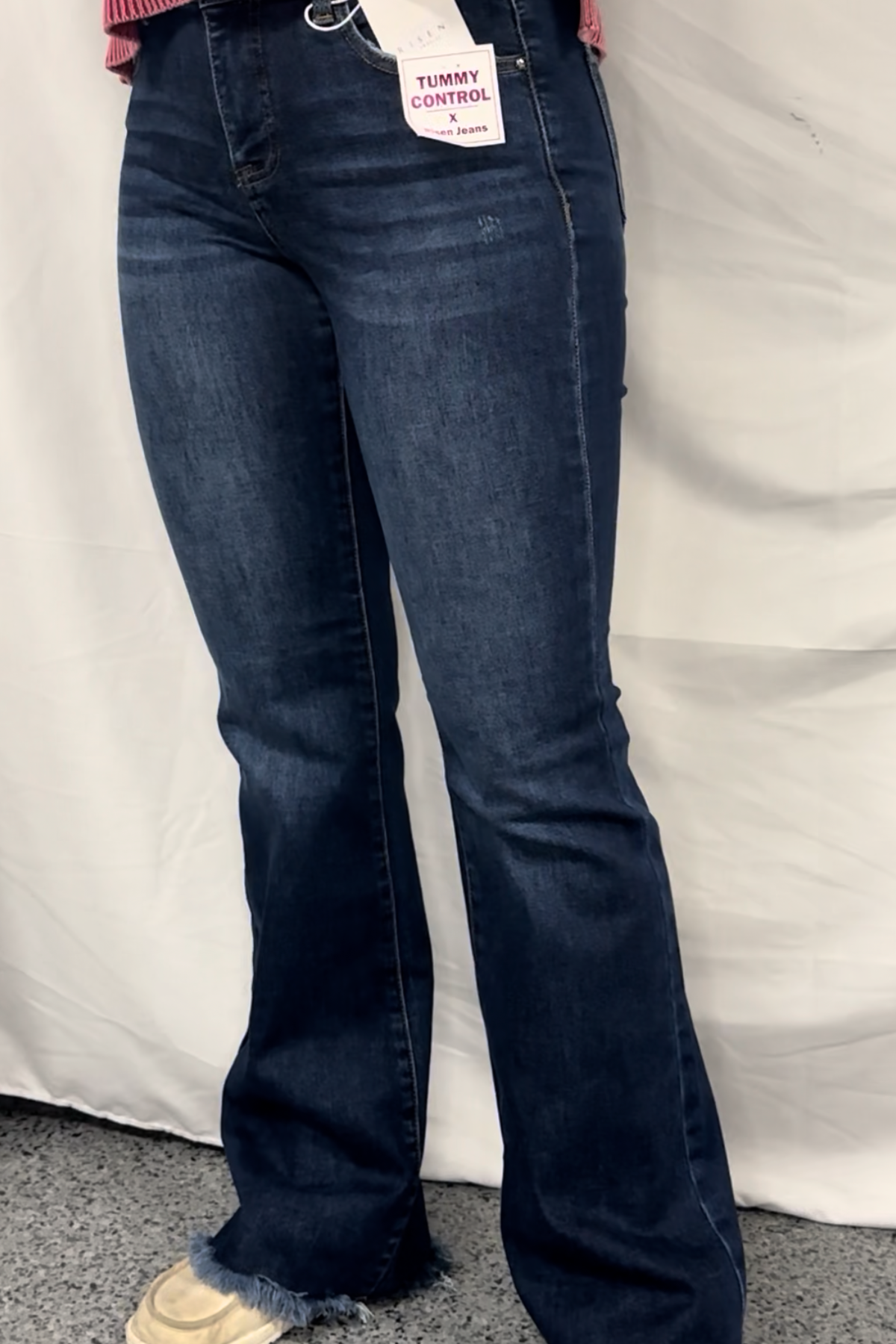 Tummy Control Mid Rise Flare Jeans
