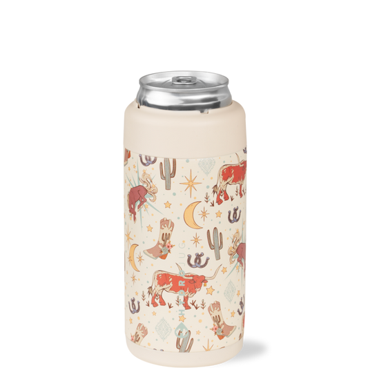 Rodeo Western 12 oz Slim Can Cooler