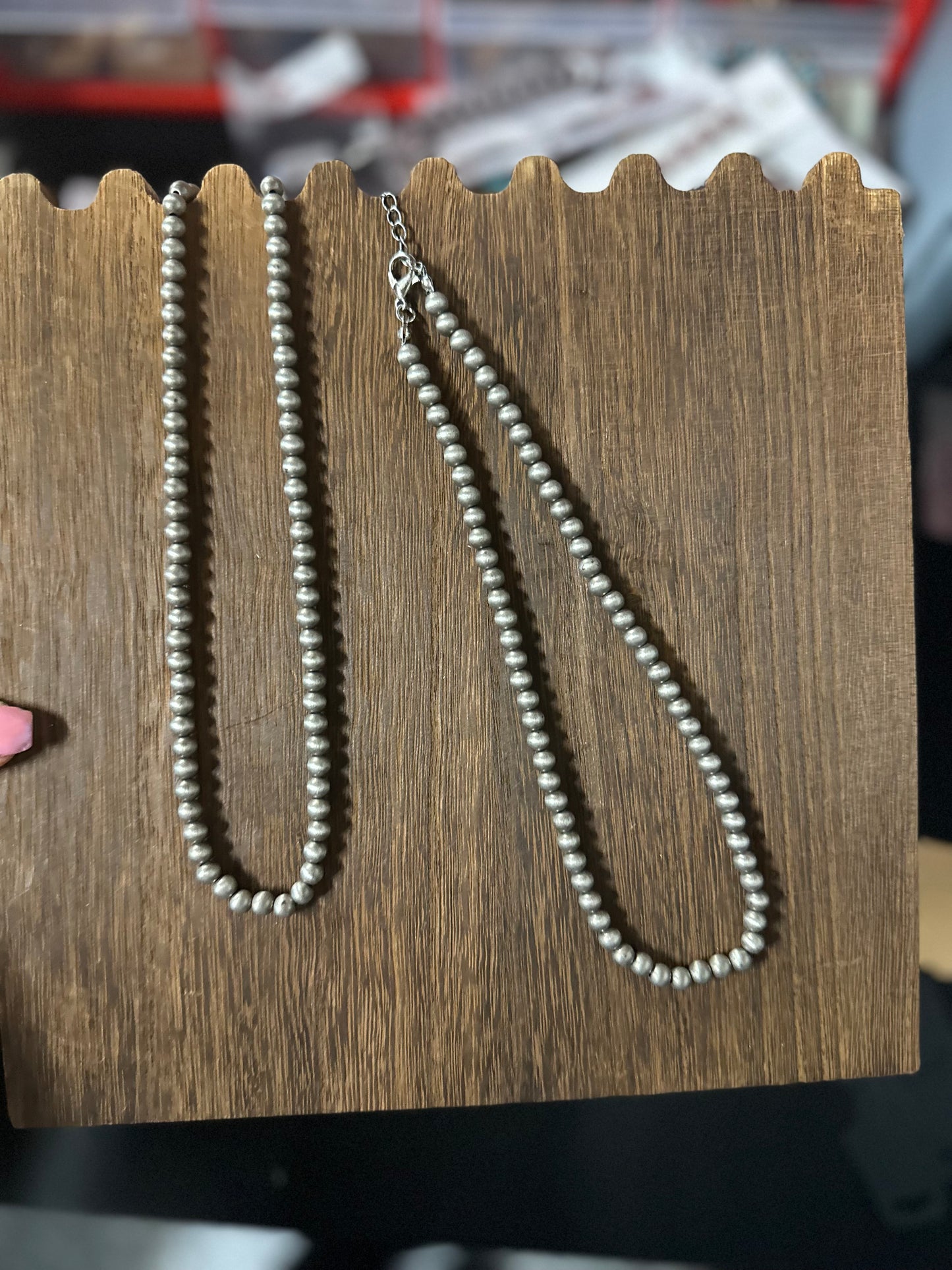 Western 6mm Navajo Style Pearl Necklace