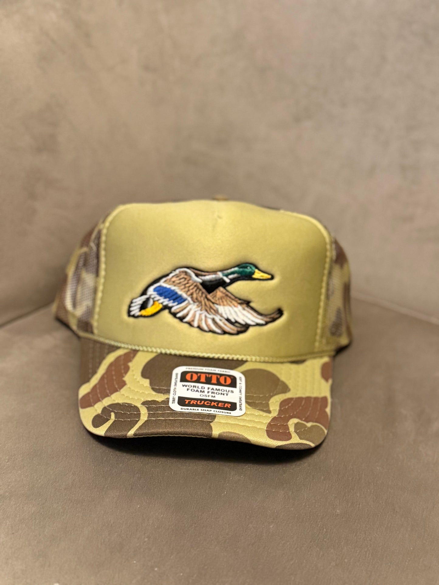 Mallard Duck Camo Foam Hat