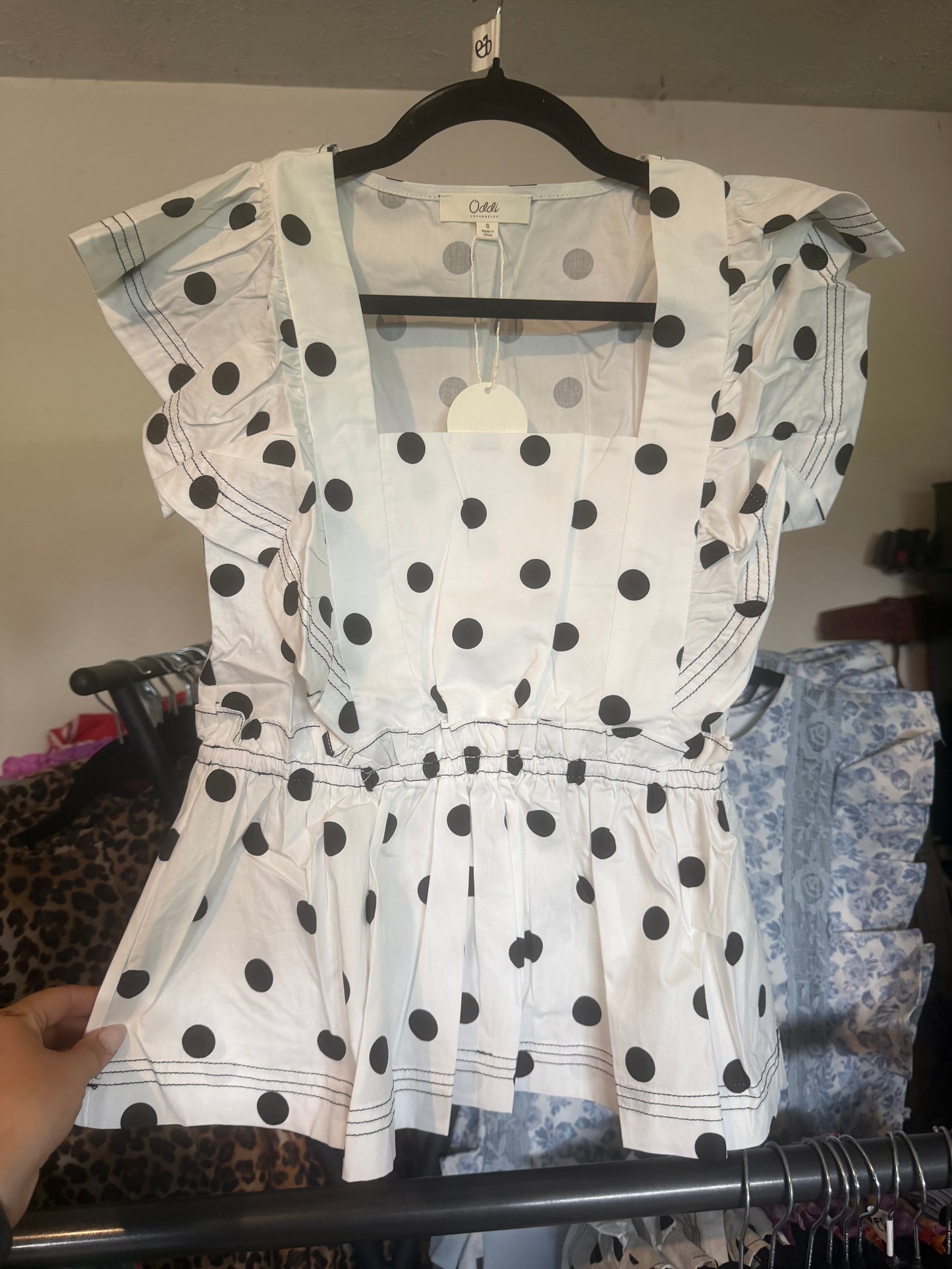 Polka Dot Printed Blouse