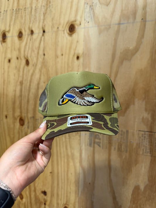 Mallard Duck Camo Foam Hat