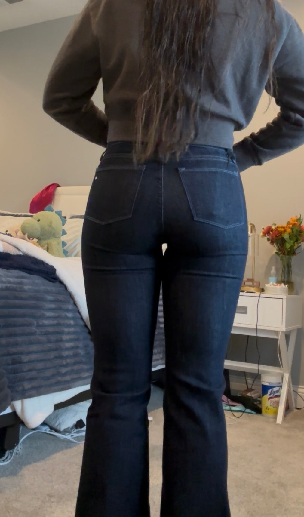 BELLA : Trouser Flare (Midnight) Dusk Blue Haala Denim