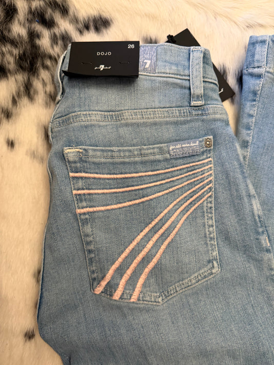 7 FOR ALL MANKIND DOJO JEANS  - INDIGO BLOOM