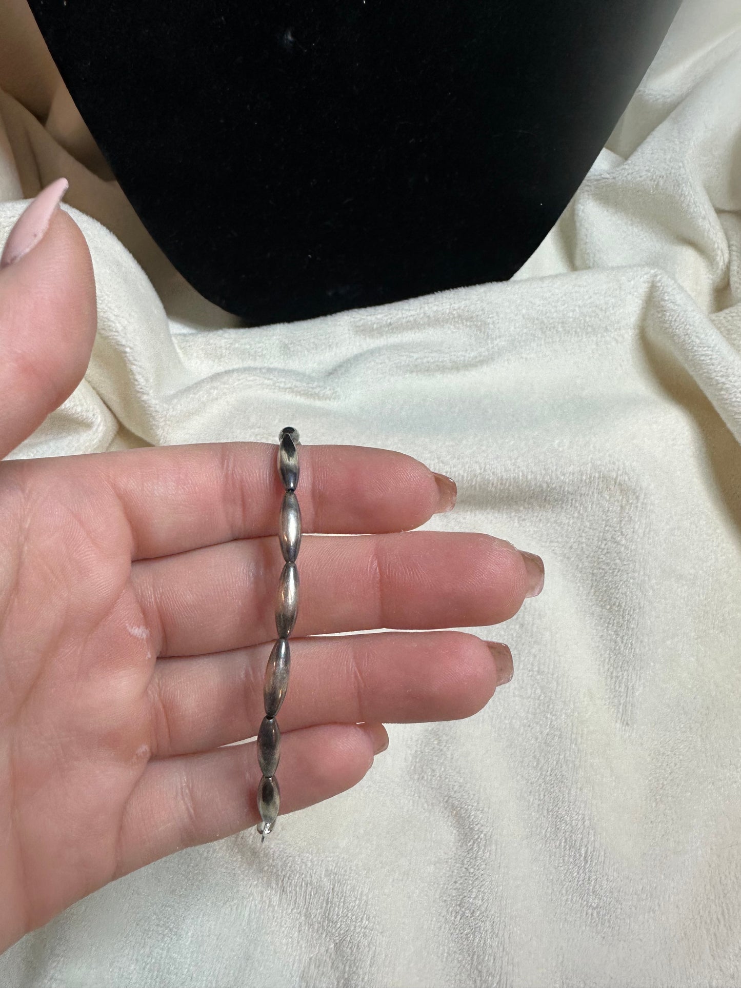 4mm sterling torpedo bracelet