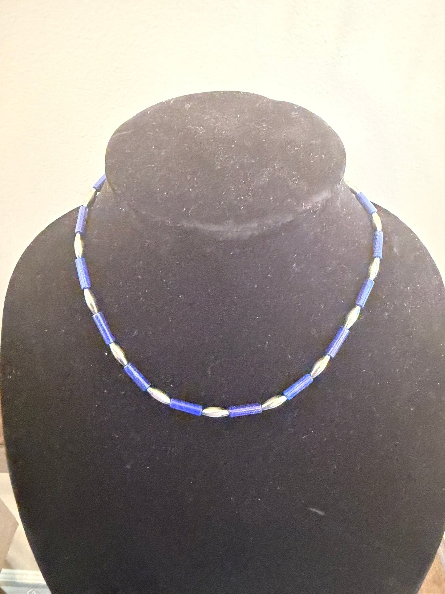 Torpedo x lapis tube necklace