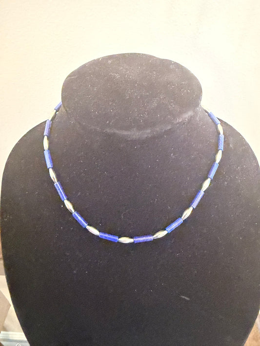 Torpedo x lapis tube necklace