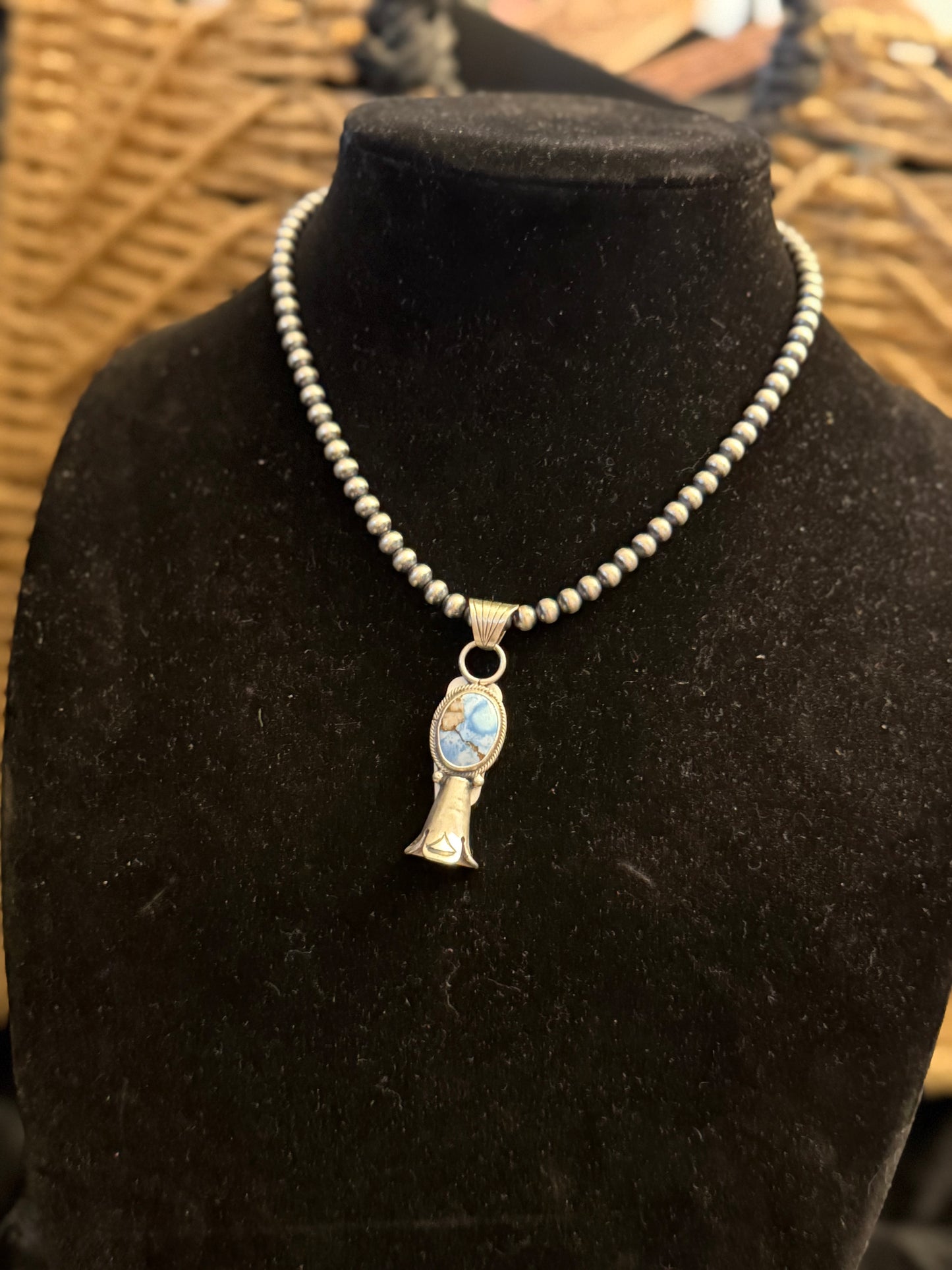 Navajo Handmade Golden Hills Necklace - Sharon McCarthy