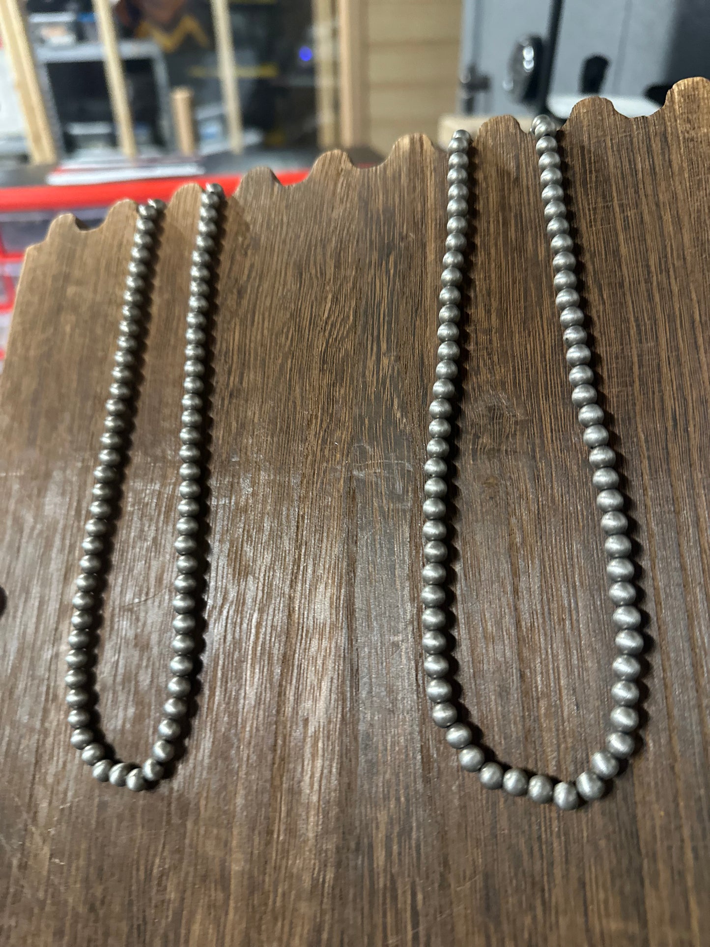 Western 6mm Navajo Style Pearl Necklace