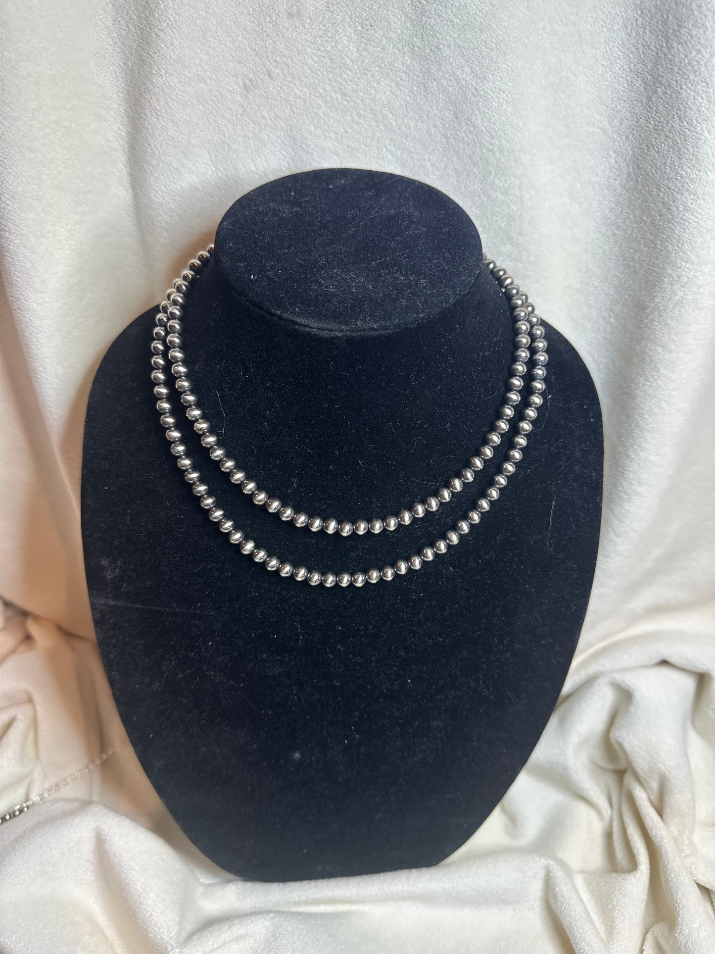6mm Build Your Own Sterling Silver Pearls Necklace 14"-24"
