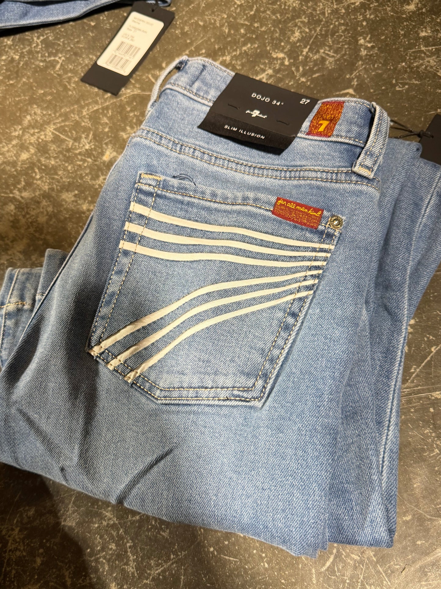 7 FOR ALL MANKIND DOJO JEANS  -  MARINE - 3VN