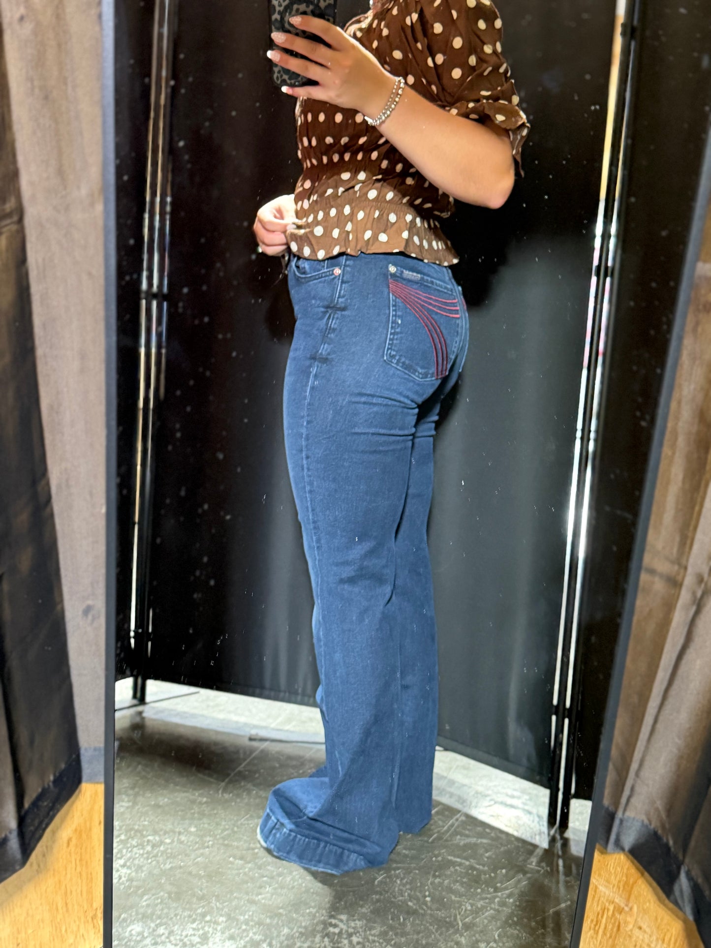 7 FOR ALL MANKIND DOJO JEANS  -  SHADOW LEAF - 3S2