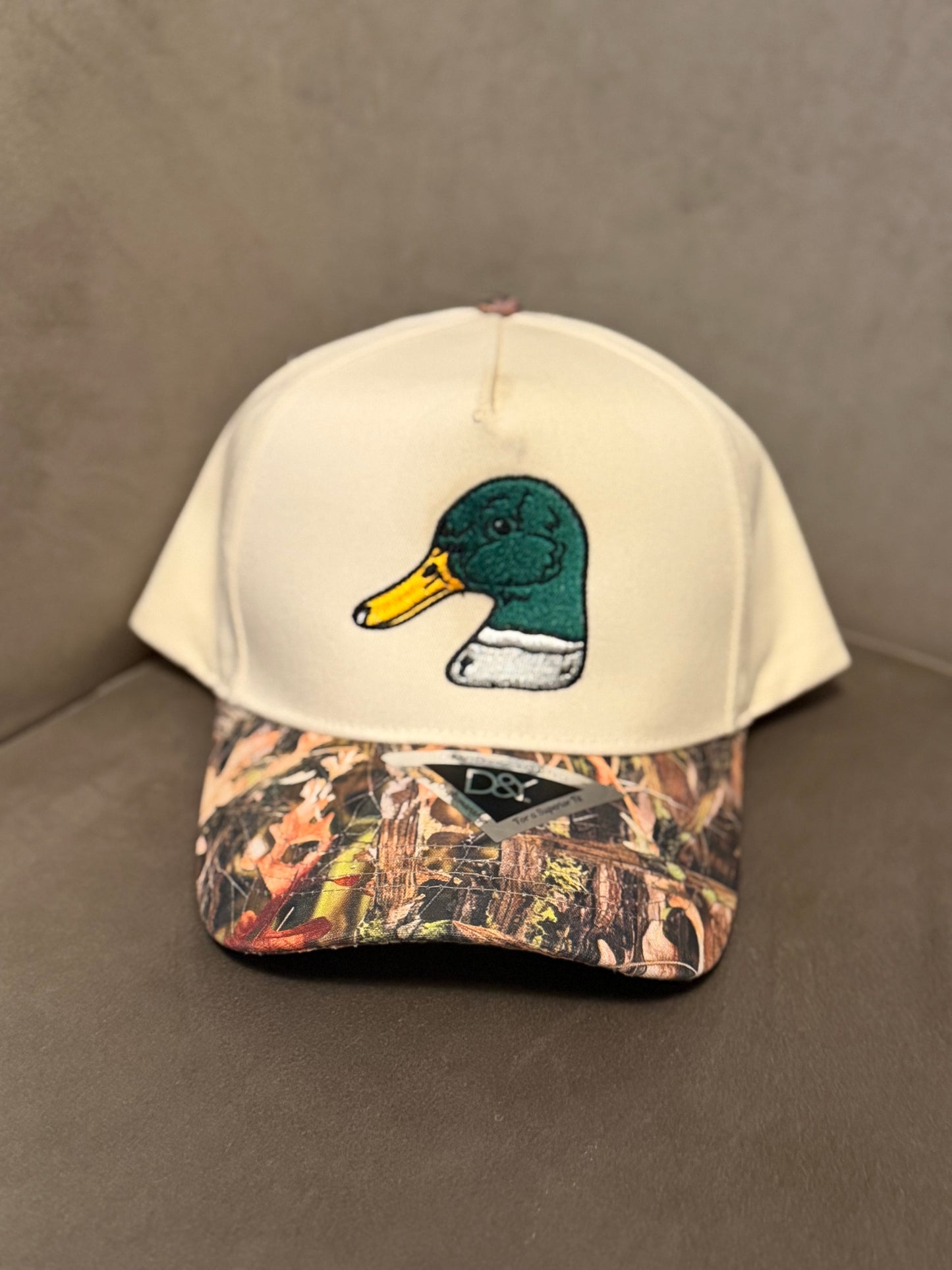 Ducky head camo hat