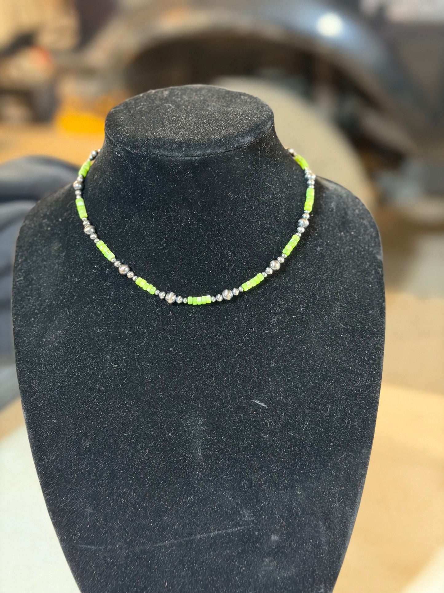Mother of pearl multi color necklaces