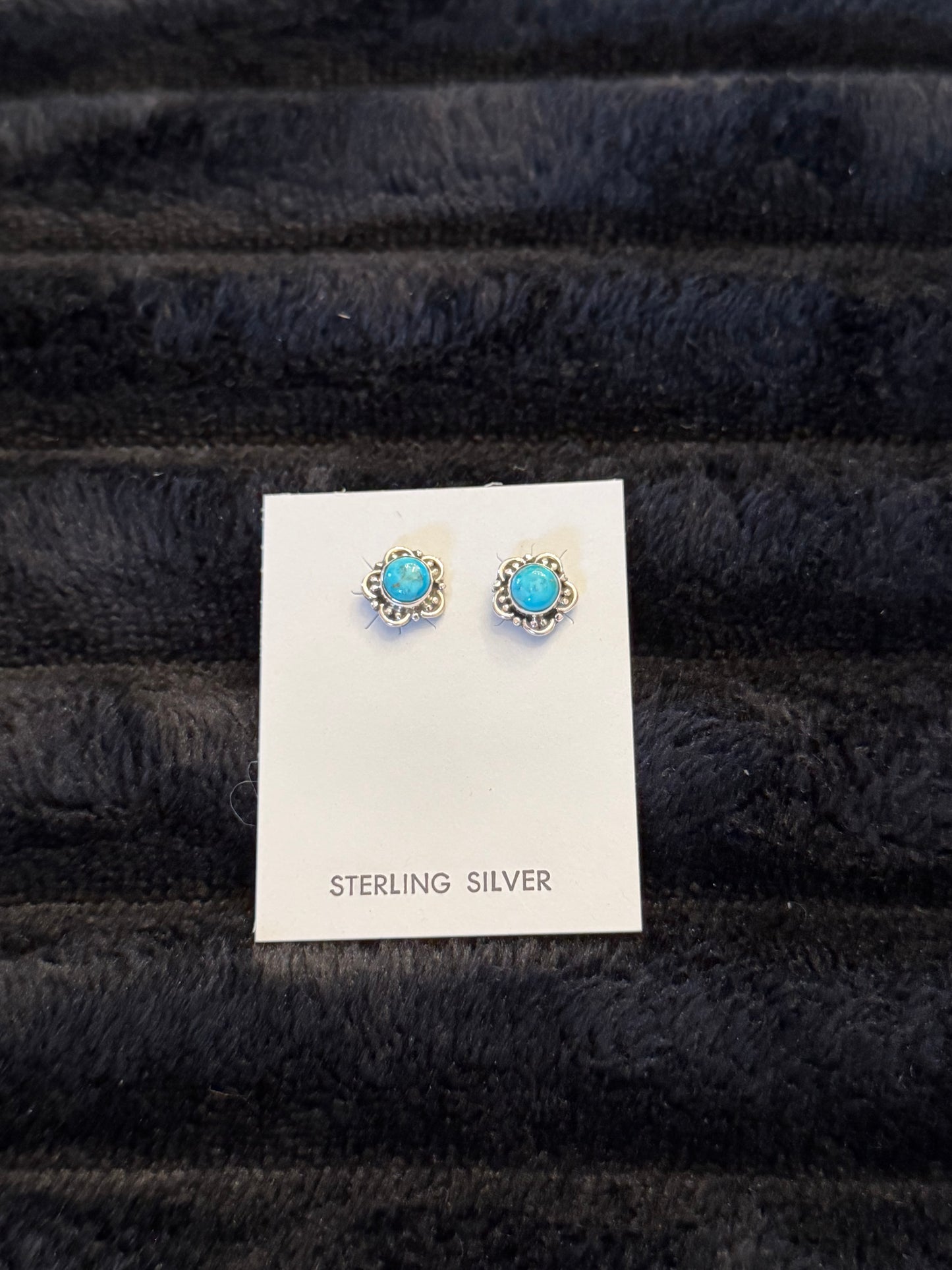 Hada Collection Kingman Turquoise Earrings