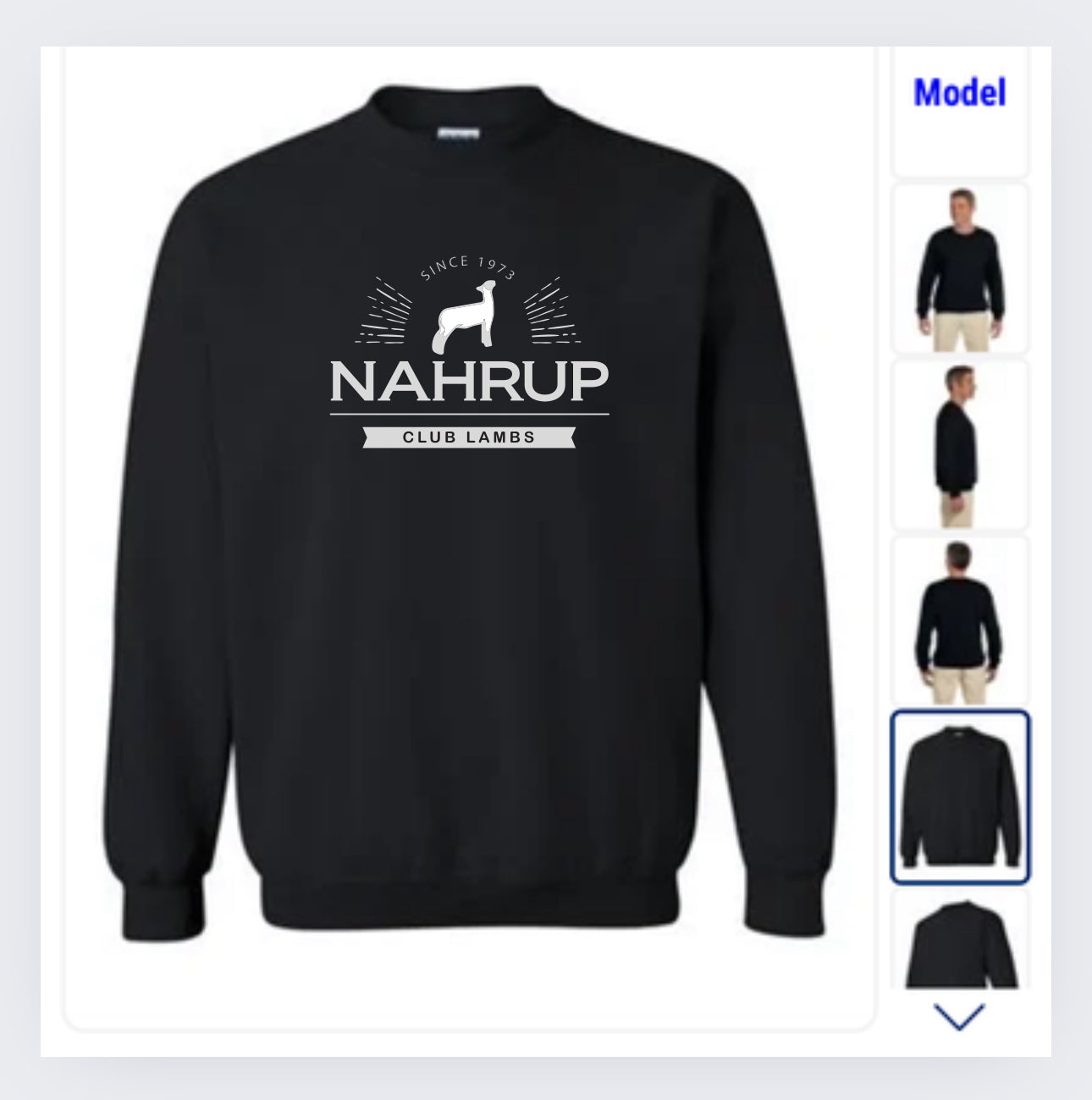 Original Nahrup Club lambs Crewneck/Hoodie