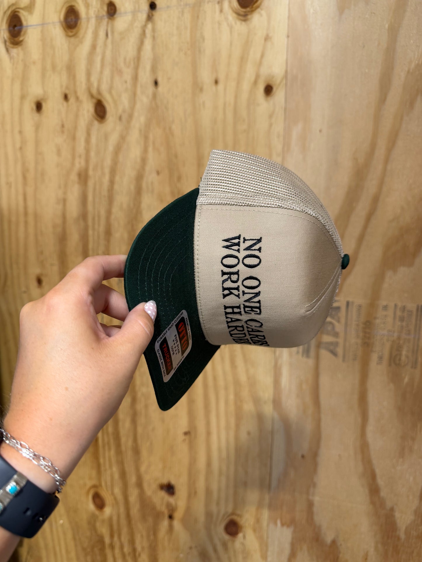 No One Cares Work Harder Hat