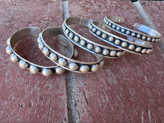 Handmade Sterling Silver Serenity Sphere Bracelets