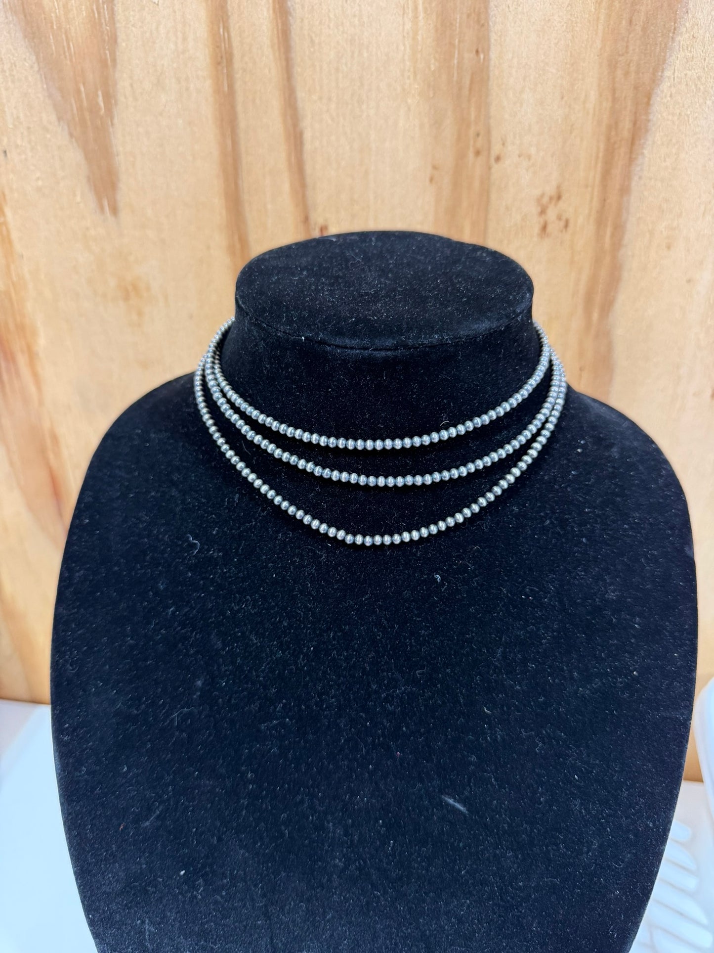 3mm build your own sterling silver pearl necklace