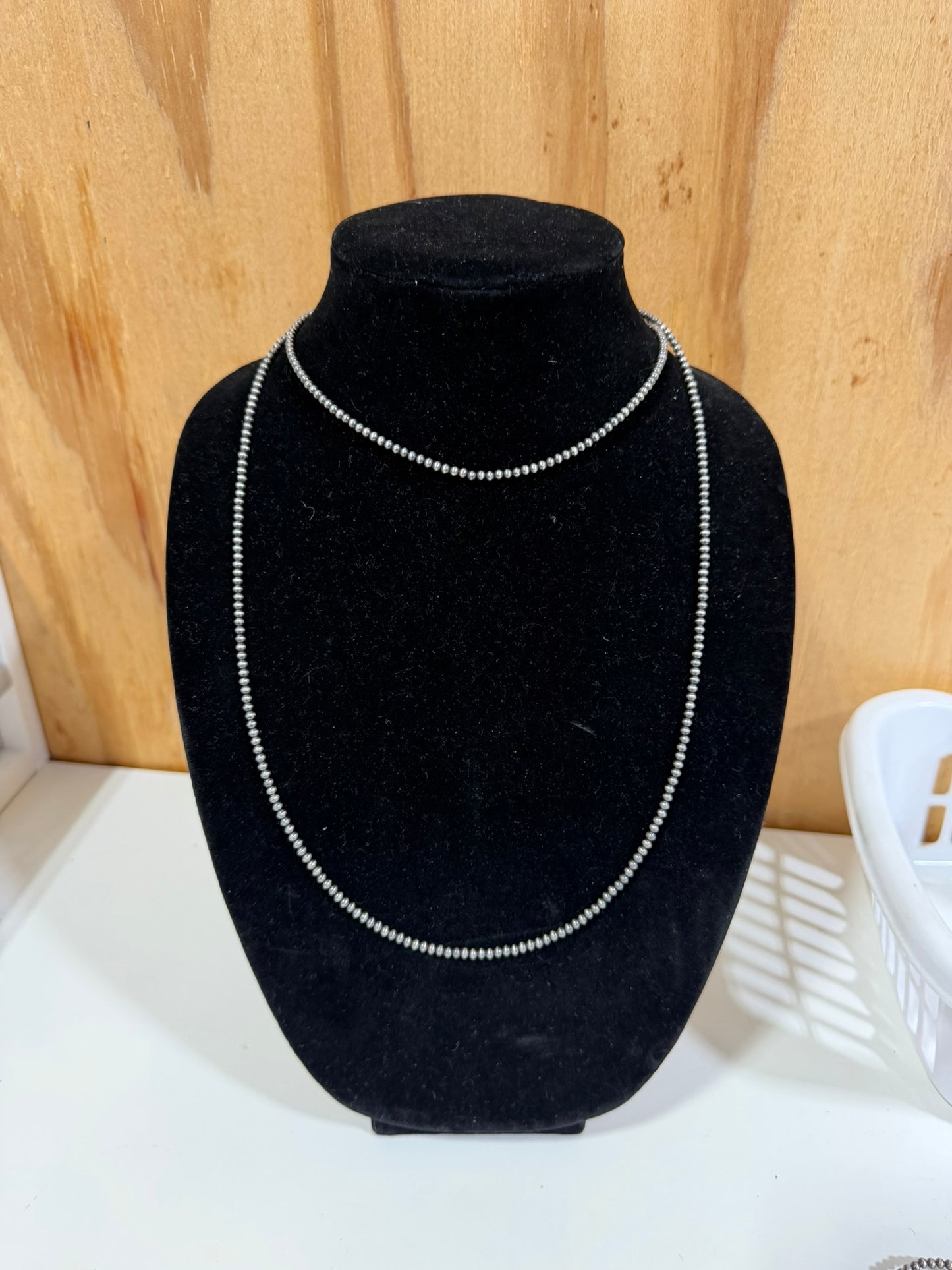 3mm build your own sterling silver pearl necklace