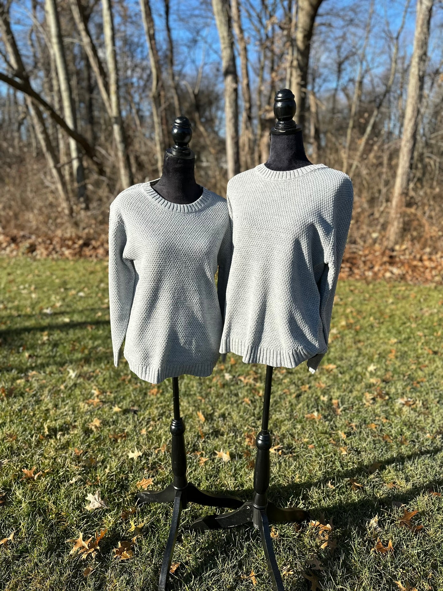 Round neck basic sweater