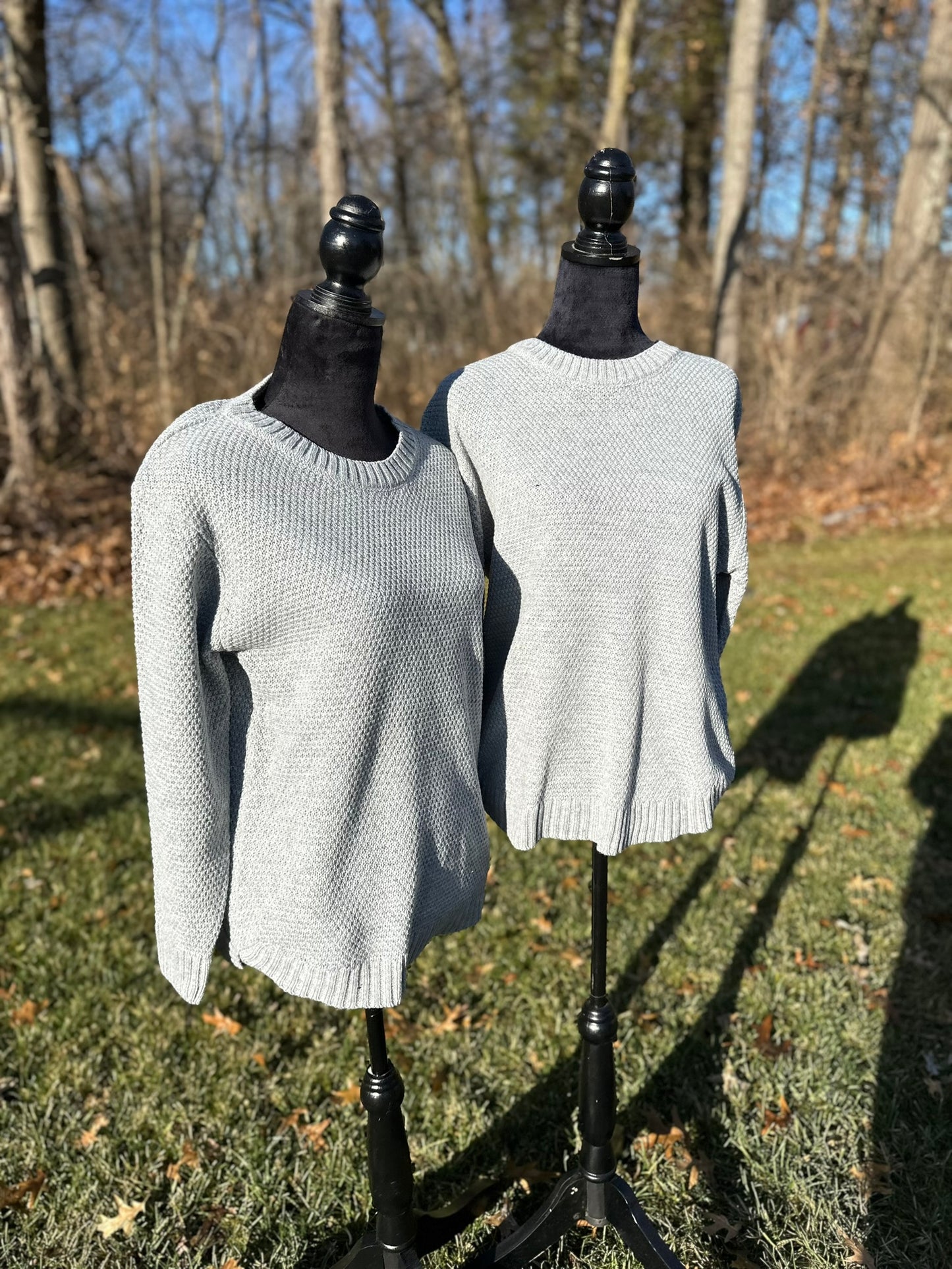 Round neck basic sweater