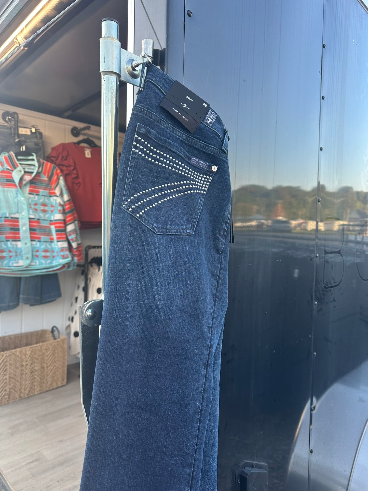 7 FOR ALL MANKIND DOJO JEANS  - 1BR
