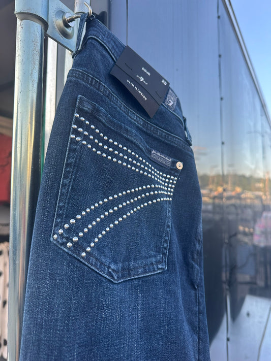 7 FOR ALL MANKIND DOJO JEANS  - 1BR