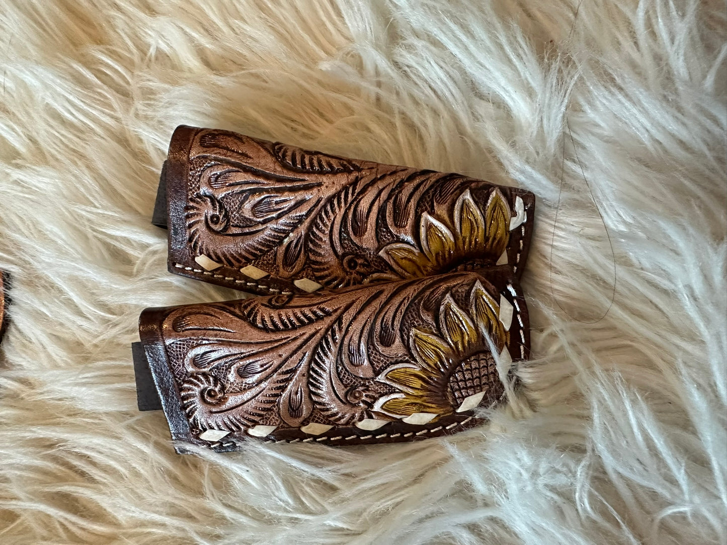 tooled leather knife sheath