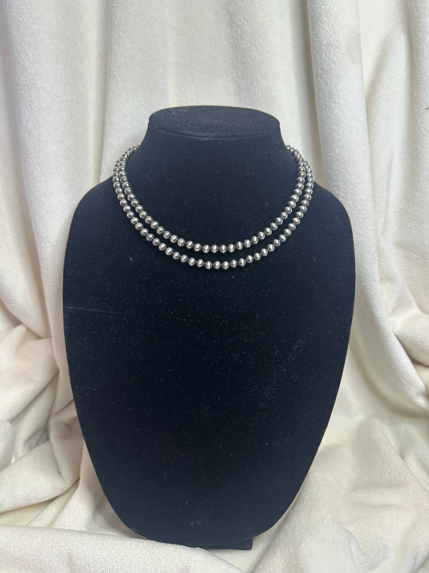 6mm Build Your Own Sterling Silver Pearls Necklace 14"-24"