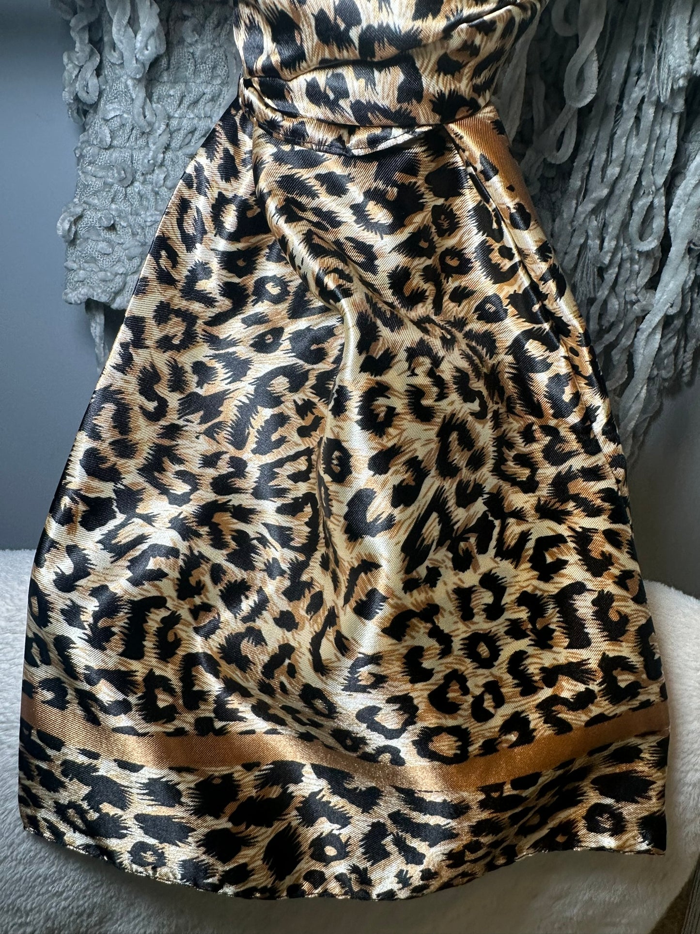 Leopard Print Wild Rag/ Scarf