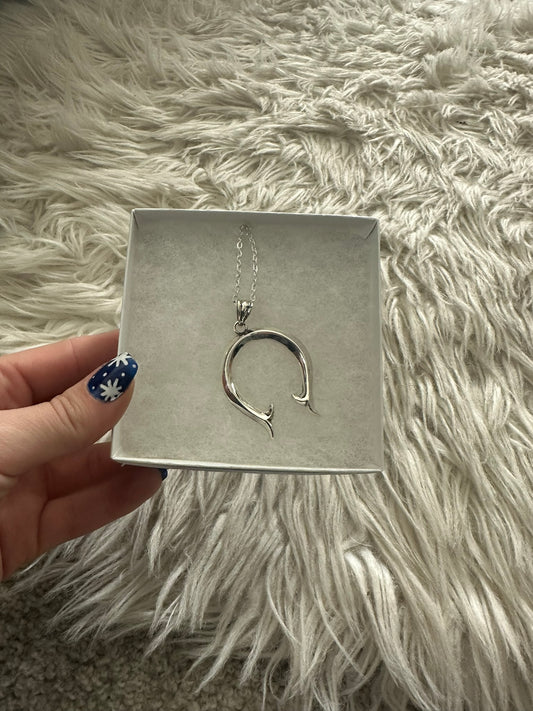 Native American Sterling Naja Pendant With Silver Chain 0293