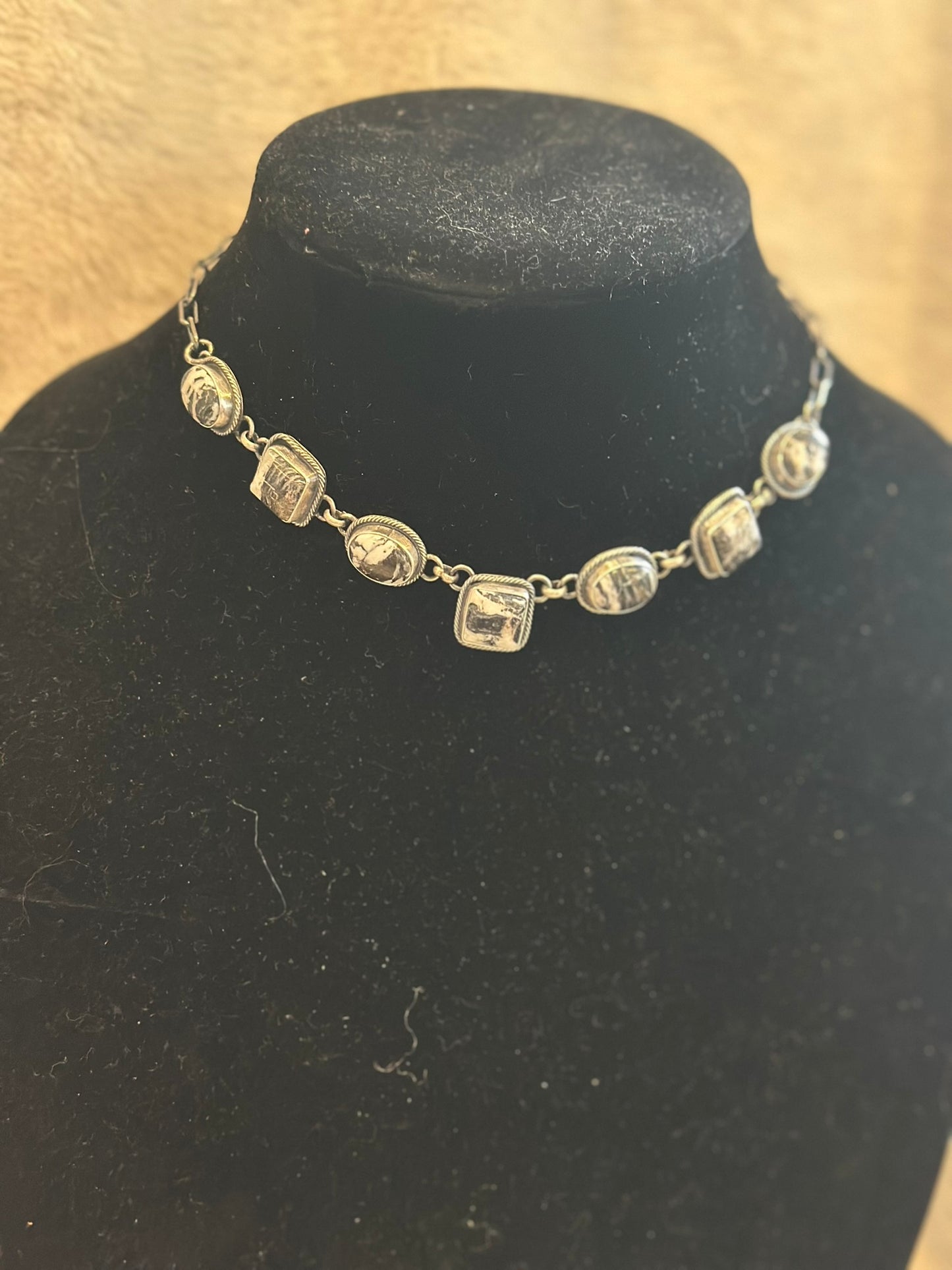 white buffalo stone choker