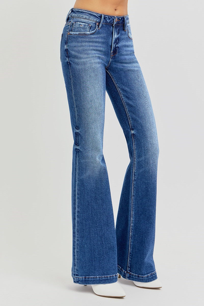 Low rise flare jeans - RDP5852