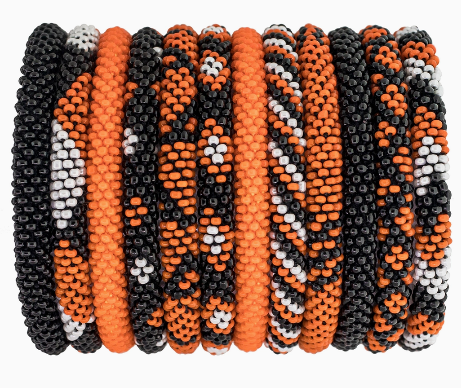 Roll-On® Bracelets Orange and Black