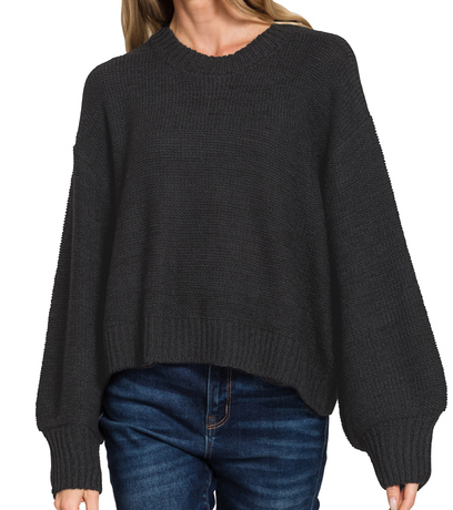 Oversized baloon sleeve sweater