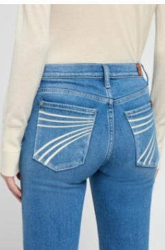 7 FOR ALL MANKIND DOJO JEANS  -  MARINE - 3VN