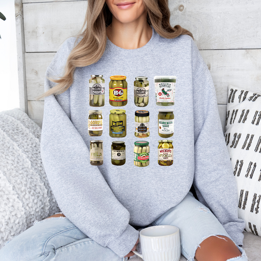 Pickle collage crewneck