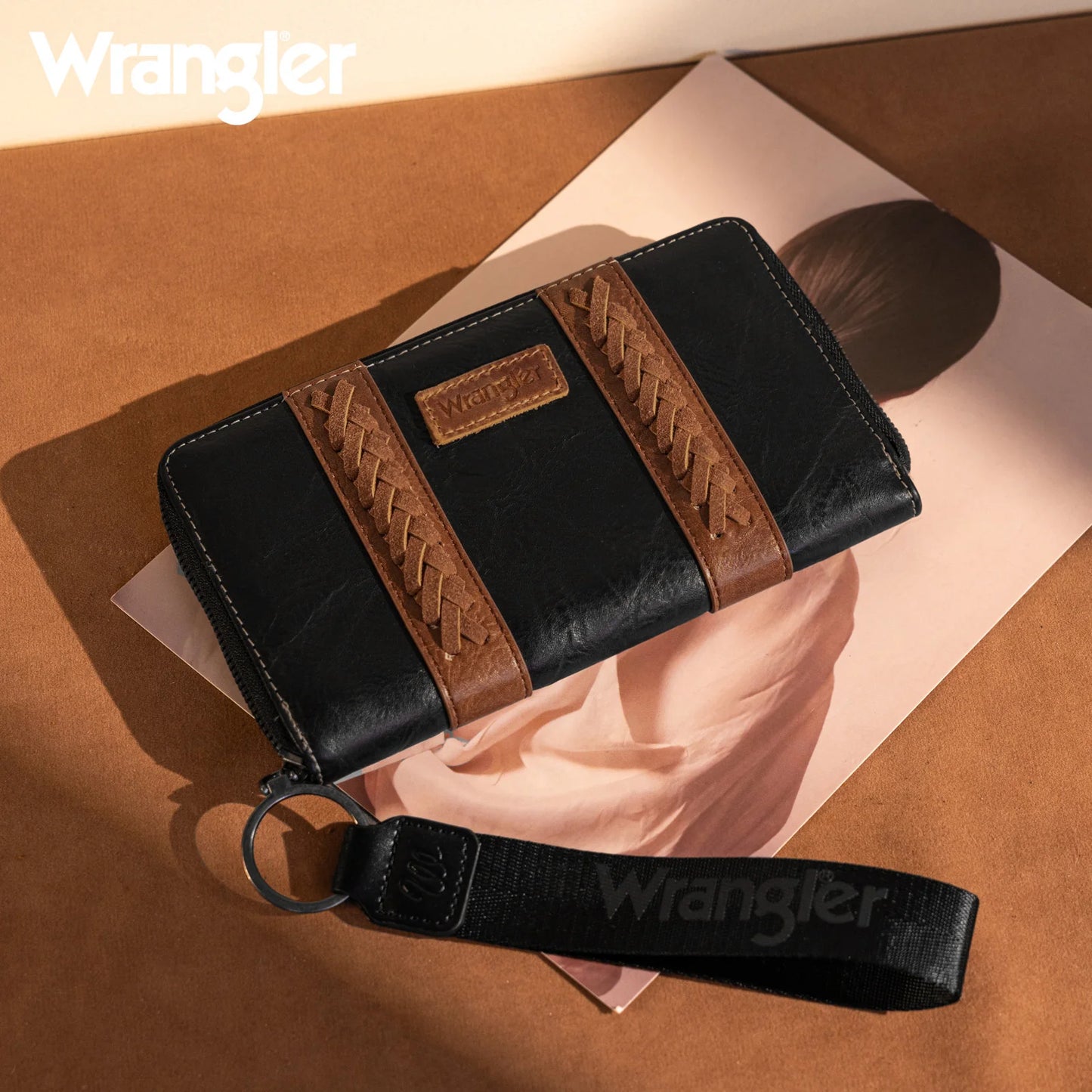 Wrangler Whipstitch Wallet/Wristlet *4 COLORS