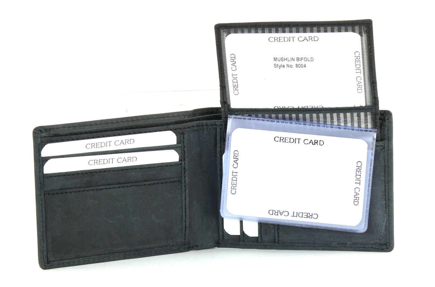 Antique Leather Bi Fold Wallet Style : 8004